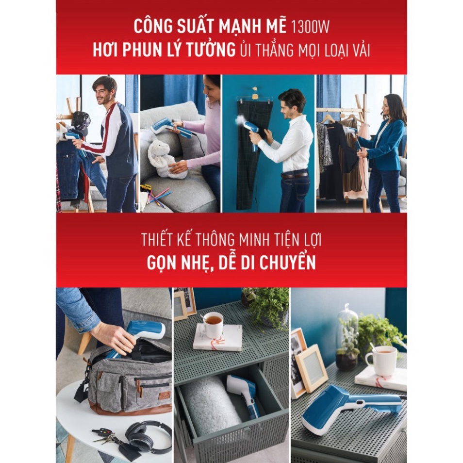 Bàn ủi cầm tay Tefal - DT6130E0 - Hàng Chính Hãng