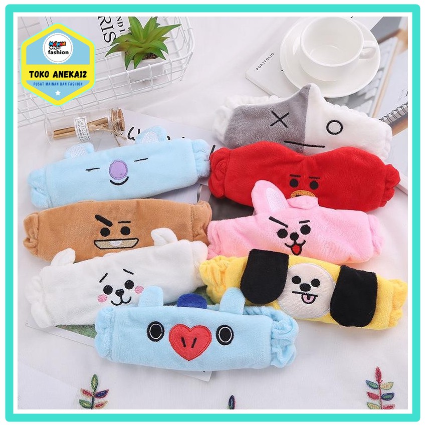 Băng Đô / Bịt Mắt Ngủ In Hình Nhân Vật Bt21 Dễ Thương