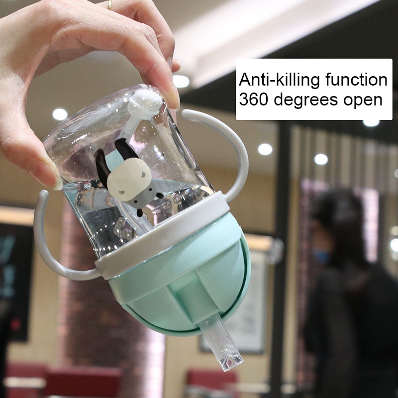 Bình Nước Có Ống Hút Tiện Dụng Dành Cho Trẻ Nhỏ