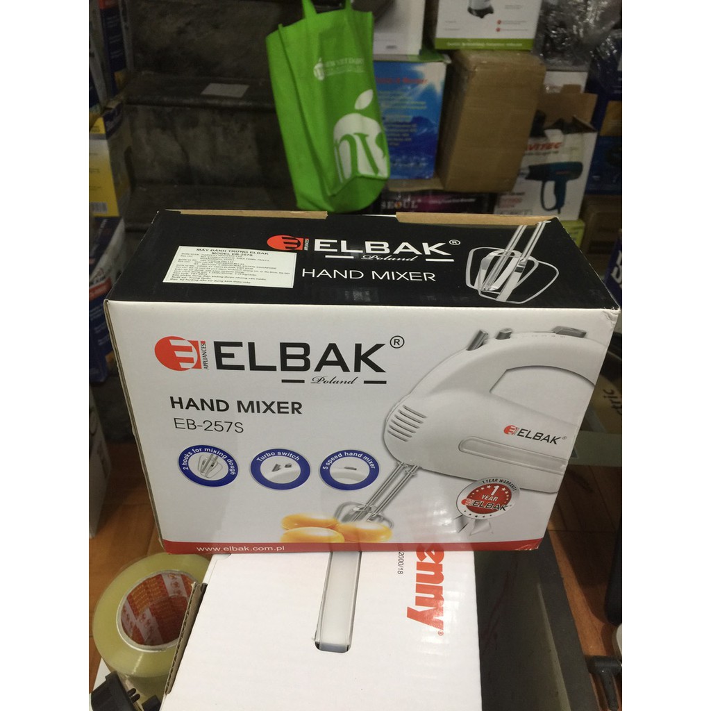 [Mã ELHA22 giảm 6% đơn 300K] Máy đánh trứng Elbak EB-257S