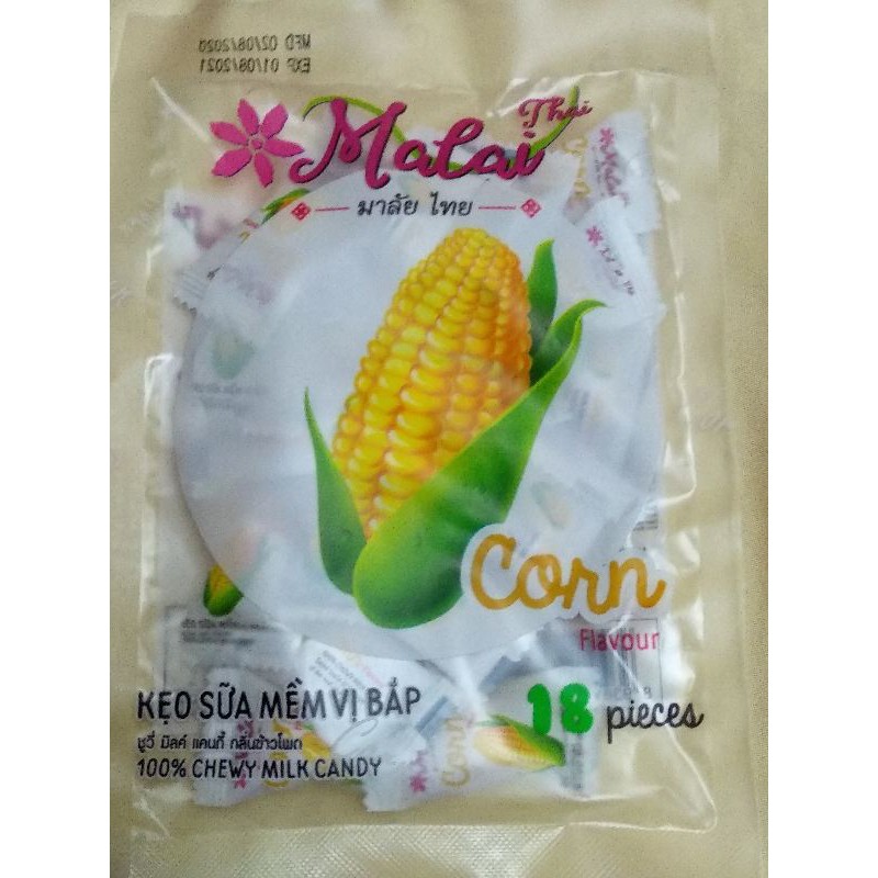 Kẹo sữa mềm Malai vị bắp (67g)
