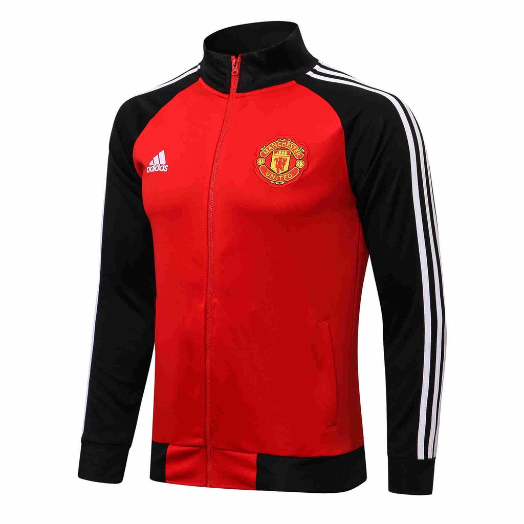 Áo Khoác Bóng Đá Màu Đỏ Mu Manchester United Cho Nam 2021-22 FXAG