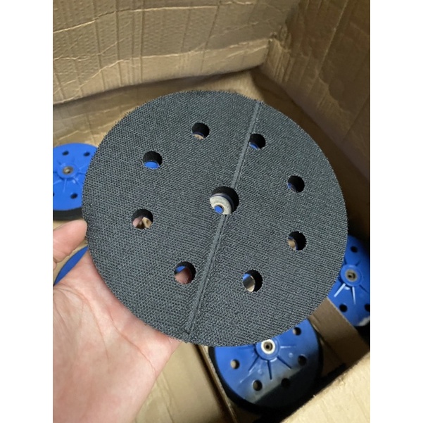 Đế trà tường 180mm xanh có gờ
