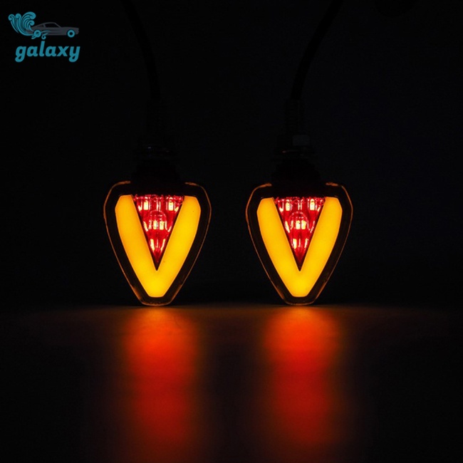 Galaxy Đèn LED Xi Nhan Hình Tam Giác Chuyên Dụng Cho Xe Mô Tô