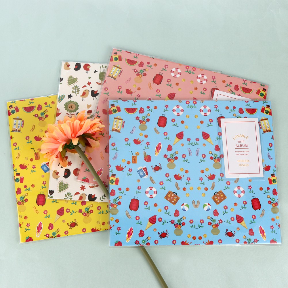 Album ảnh có bìa ngoài phối họa tiết hoạt hình dễ thương