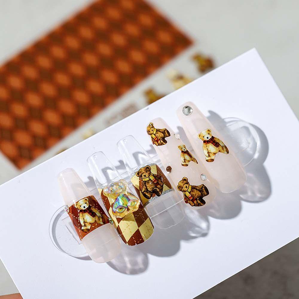Miếng Dán Trang Trí Móng Tay 5D Phong Cách Nhật Bản Độc Đáo