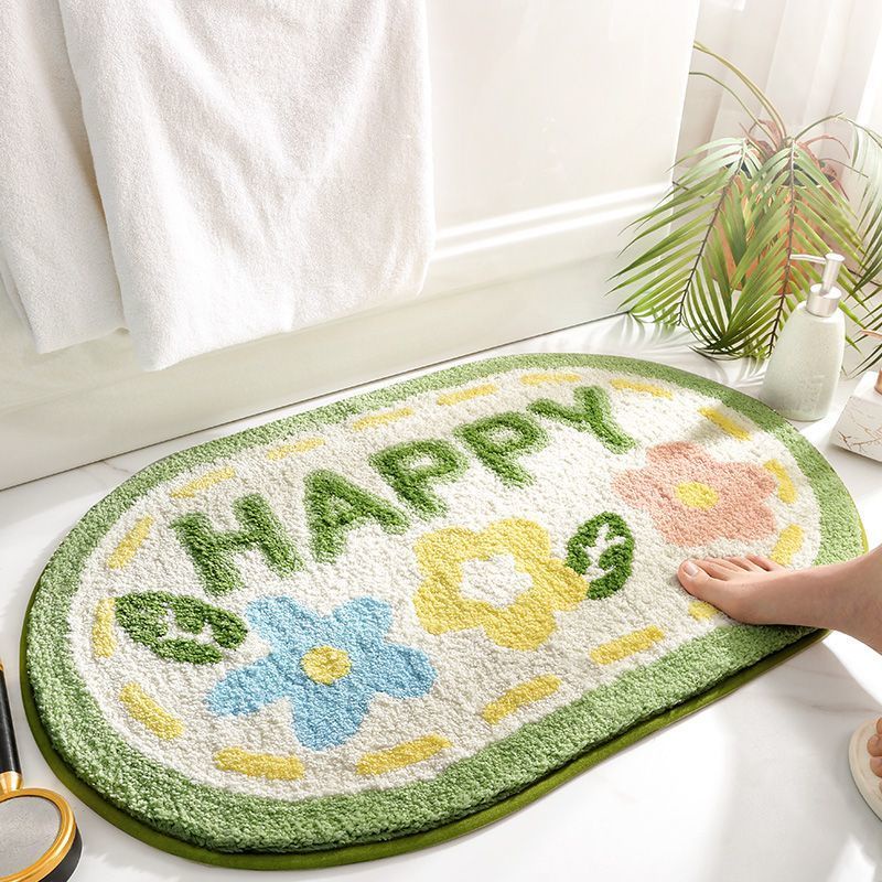 Thảm Chùi Chân Thấm Nước Nhanh Khô Chống Trượt Cho Phòng Tắm/Nhà Bếp