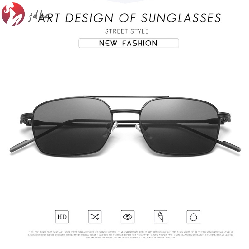 Kính Mát Gọng Kim Loại Siêu Nhẹ Nhỏ Gọn Thời Trang Cho Nam Nữ