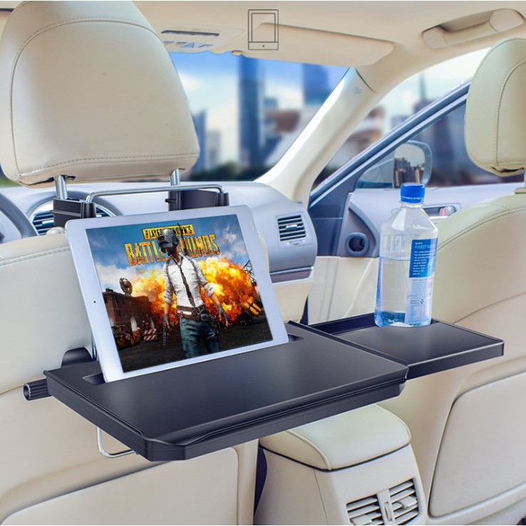 Bàn Xếp Để Laptop, bàn thực phẩm xách tay, có thể được cài đặt phía sau ghế xe hơi