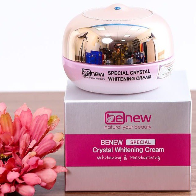 Kem dưỡng da ốc sên xóa xạm thâm, dưỡng trắng da hàn quốc BENEW SPECIAL CRYSTAL WHITENING CREAM  50ml/Hộp