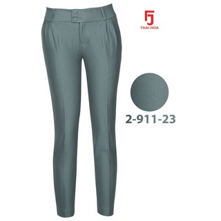 Quần tây Thái Hòa 9 tấc màu xanh ngọc mã 2-911-23