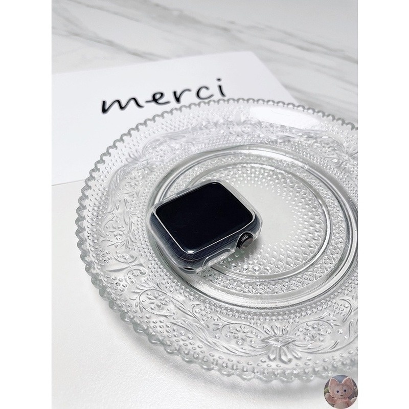 Ốp Silicone TPU Trong Suốt Siêu Mỏng Cho iWatch Series 8 Ultra 7 6 SE 5 4 3 2 1 49MM 45MM 41MM 40MM 44MM 44MM