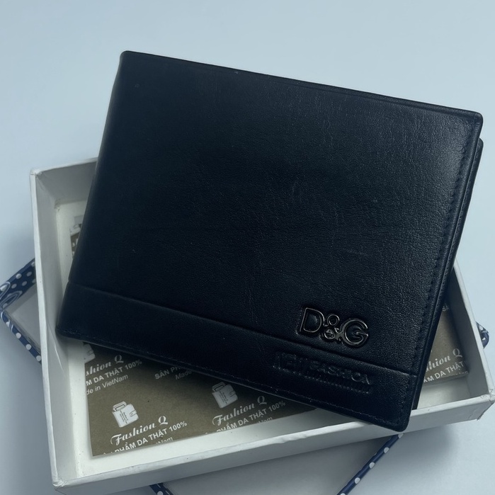 Ví Nam Da Bò Thật Vân Saffiano Cao Cấp Chống Nước, Bóp Da Nam Đựng Thẻ , Đựng Card Nhiều Ngăn Bảo hành 1 năm - Mã V06