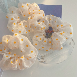 Dây buộc tóc họa tiết hoa cúc dễ thương dành cho nữ