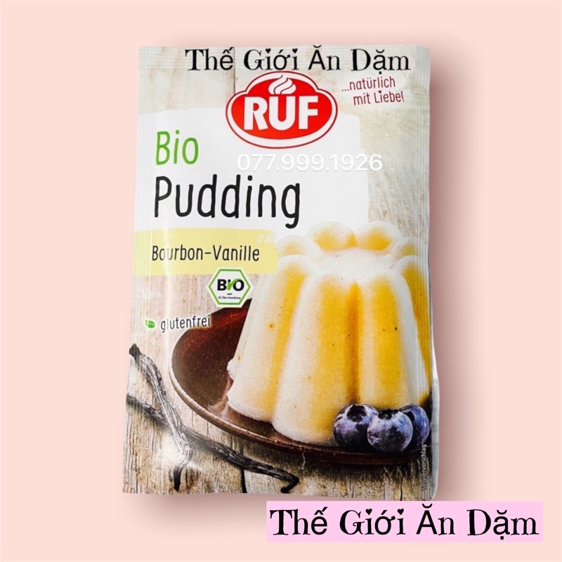 Bột Làm Pudding Hữu Cơ RUF 40g