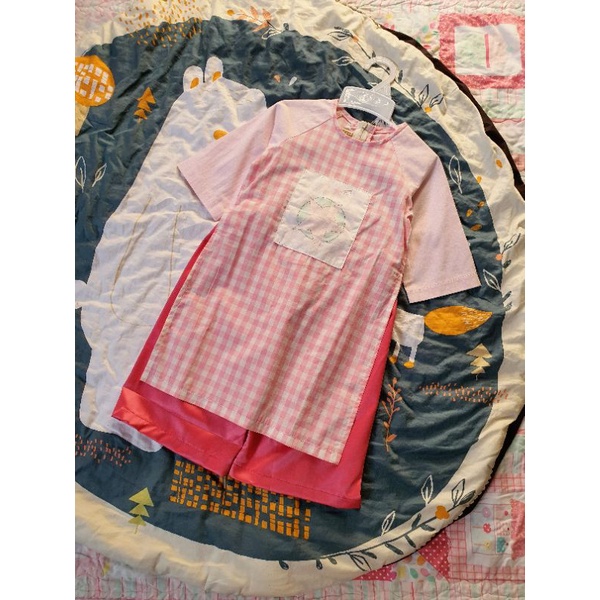 Áo dài bé gái size 2