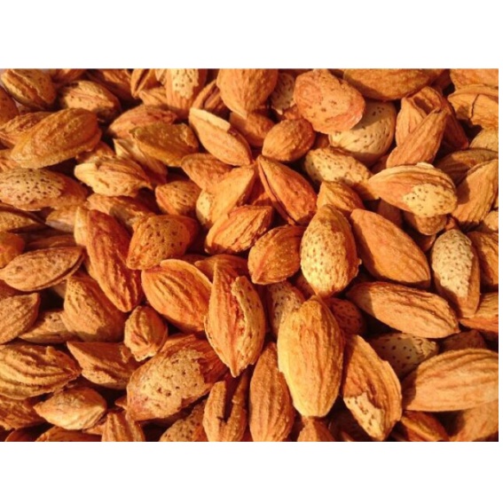Hạnh Nhân Rang Bơ Vỏ Mỏng Mỹ Hạt Dinh Dưỡng EATCLEAN FOOD - Hũ pet 450g