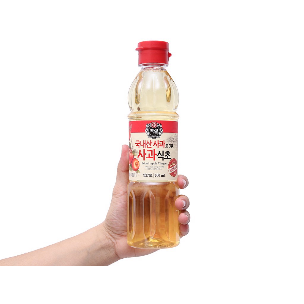 Giấm táo Beksul Hàn Quốc 500ml