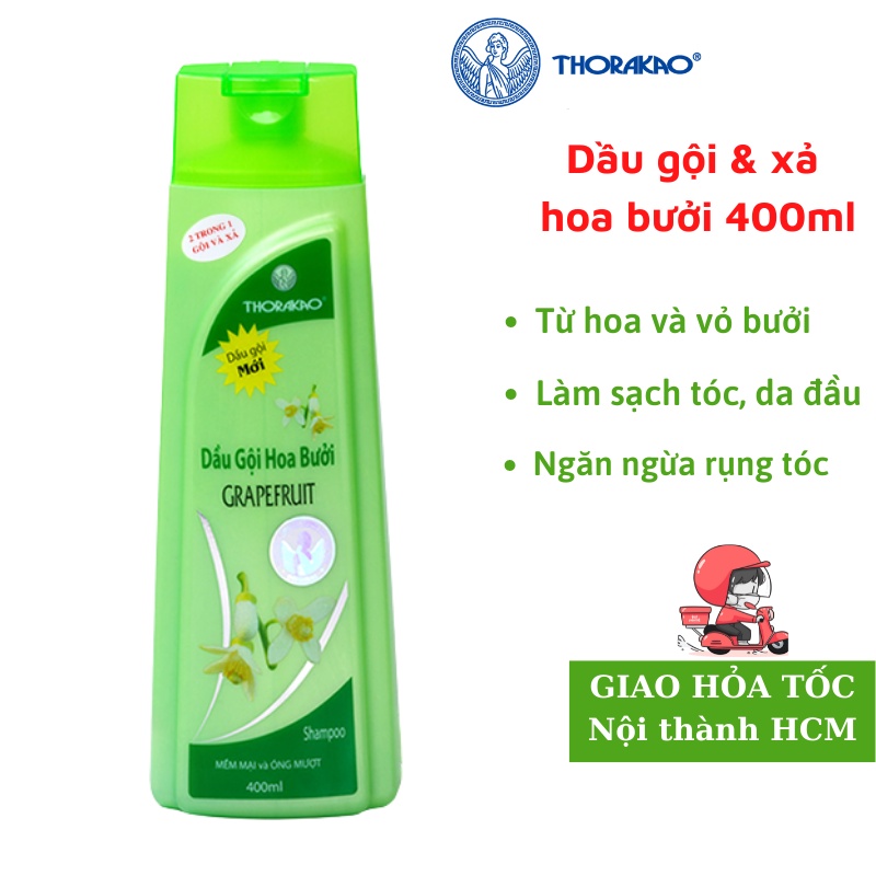 Dầu gội hoa bưởi Thorakao 400ml ngăn ngừa rụng tóc