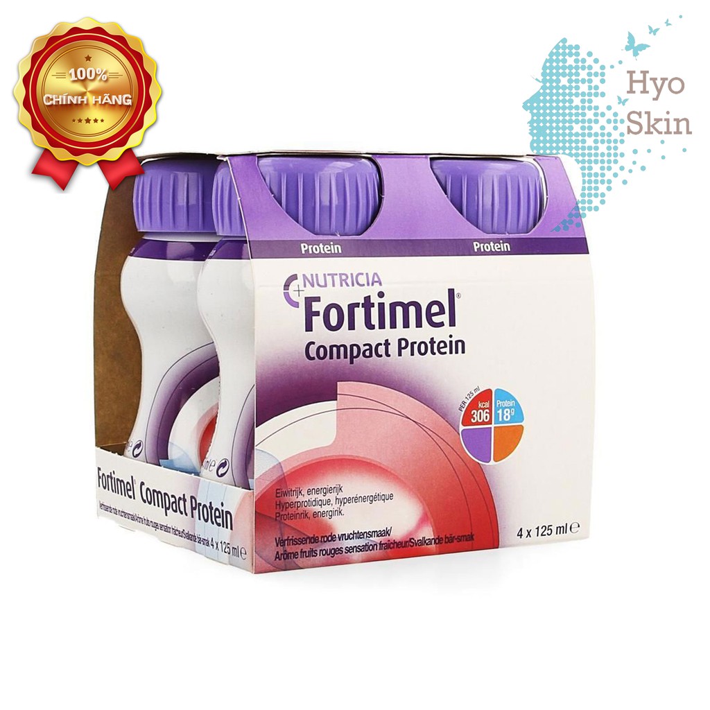 Thực Phẩm Dinh Dưỡng Y Học Fortimel Protein 125ml Dạng Nước Với Hàm Lượng Dinh Dưỡng Cao