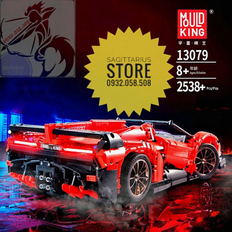 Lego Mouldking 13079 Lắp Ráp Siêu Xe Lamboghini Sport Mui Trần