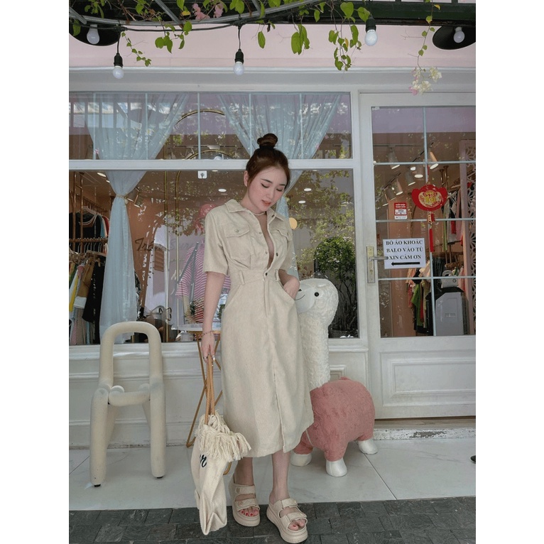 ĐẦM NỮ, VÁY NHUNG TĂM THIẾT KẾ DÁNG XẺ TRƯỚC PHONG CÁCH CÔNG SỞ TRẺ TRUNG UP