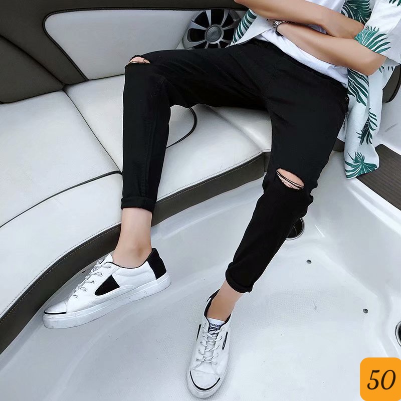 Quần jean nam cao cấp, chất liệu jean ( bò ) mềm mịn, from chuẩn, có nhiều mẫu đẹp đi kèm gutaha129