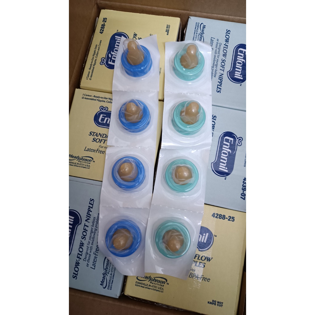 [ Hàng Mỹ ] Núm ti rời Similac Enfamil, dùng cho chai pha sẵn 60ml