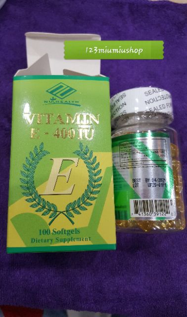 Viamin E -400 IU Polvita Hỗ Trợ Làm Đẹp Da, Xóa Nhăn(100 viên) - [CHÍNH HÃNG]