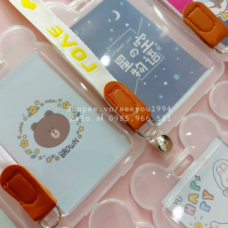 Thẻ Tên Kèm Dây Đeo Thẻ Tên Dọc Cute BLACKPINK Nhân Viên Văn Phòng Và Học Sinh
