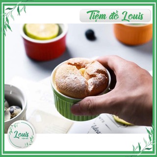 Hũ Ramenkin Sứ Nhiều Màu, Hũ Caramen Chén Sứ Làm Khay Nướng Bánh Ăn Dặm Đựng Sữa Chua Chưng Yến