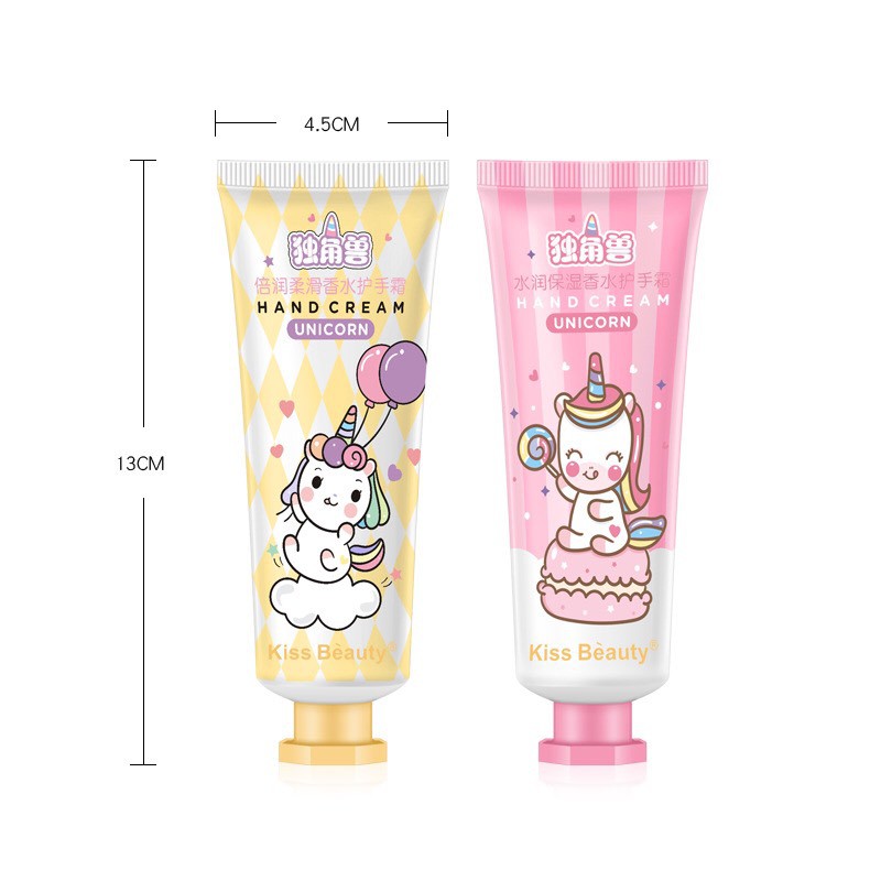 Kem tay KISS BEAUTY Unicorn Hand Cream hương nước hoa dưỡng ẩm mềm mịn KISS03