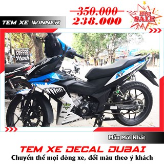 Tem Trùm Winner V1 Cá Mập Xanh Trắng Cực Ngầu