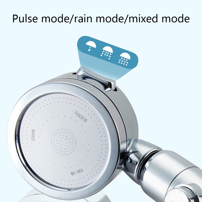 Vòi Hoa Sen 3 Chức Năng Lọc Áp Suất Cao Có Nút Chặn Tiết Kiệm Nước