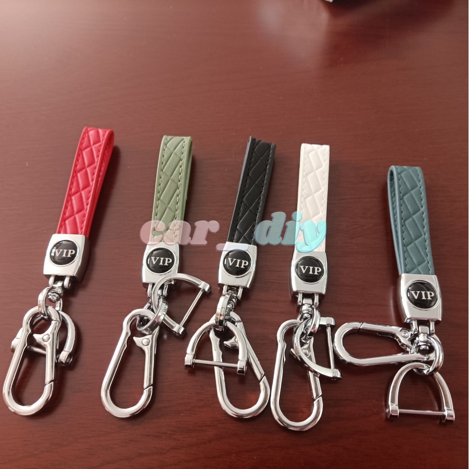 Mới Móc Khóa Da Kim Loại Gắn Xe Máy Độc Đáo Giá Đỡ