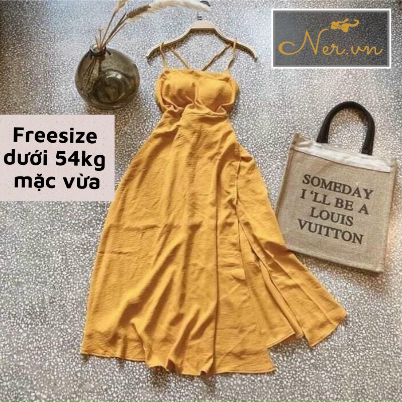 Đầm Maxi dự tiệc, đi biển, đi chơi, cafe, dạo phố, sành điệu, Maxi dáng dài,chất đũi nhăn cao cấp tại xưởng may NER-N112