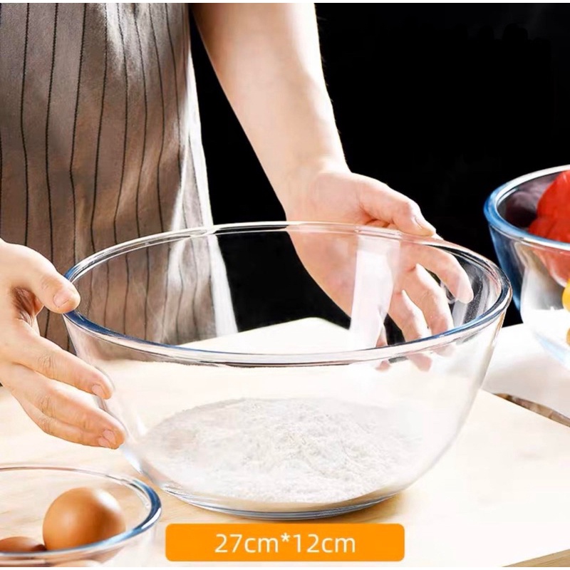 Tô, bát thuỷ tinh siêu dày dùng được trong lò nướng, lò vi sóng, thuỷ tinh chịu nhiệt