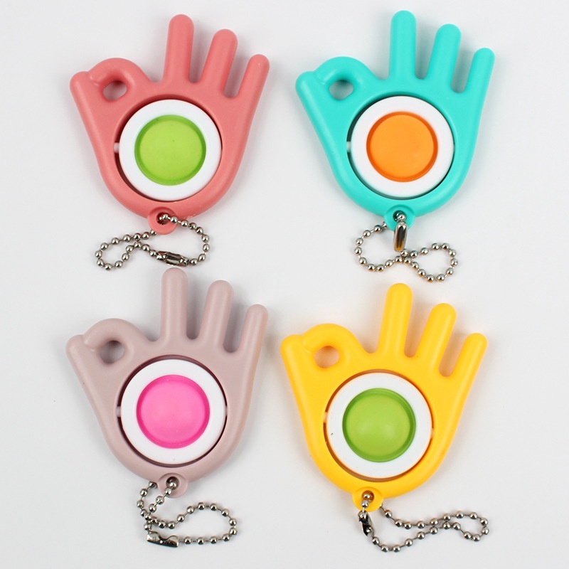 Đồ Chơi Bóp Xả Stress Hình Lòng Bàn Tay Năm Ngón Bằng silicone