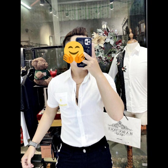 Áo Sơ Mi Đũi Nam Mẫu In Thêu Soái Ka Dành Cho Chàng [Hàng Hot💥] | BigBuy360 - bigbuy360.vn