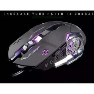 Chuột dây chơi game MOUSE T-WOLF V6 LED