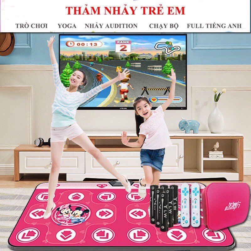 Thảm nhảy audition kết nối tivi chơi game đa năng tại nhà giảm stress chống béo phì | BigBuy360 - bigbuy360.vn