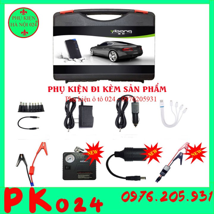 Bộ Nguồn Kích Nổ Ô Tô 12v Ắc Quy Xăng Và Diesel Đa Năng 10.000mAH