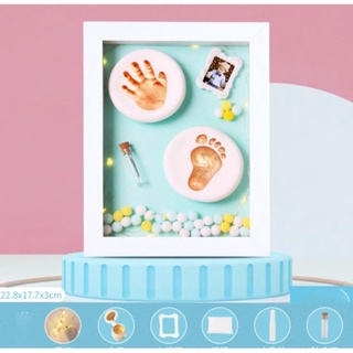 HXG127 [Hàng Sẵn] Bộ khung ảnh in dấu chân tay cao cấp cho bé yêu Shop Mẹ Nhím
