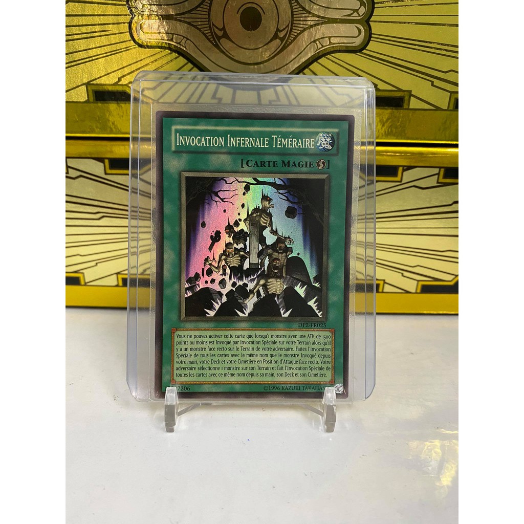 [ Dưa Hấu Yugioh ] Lá bài thẻ bài Inferno Reckless Summon - Super Rare Unlimited - Tặng bọc bài nhựa bảo quản