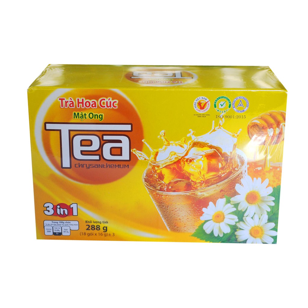 Trà hoa cúc mật ong hòa tan Thanh Bình hộp 320g