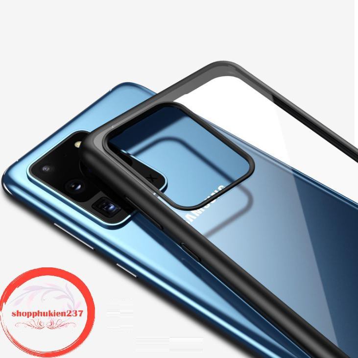 Ốp Lưng Chống Sốc Samsung S20 , S20+ , S20 Ultra Ốp Trong Viền Màu Cao Cấp VISEAON