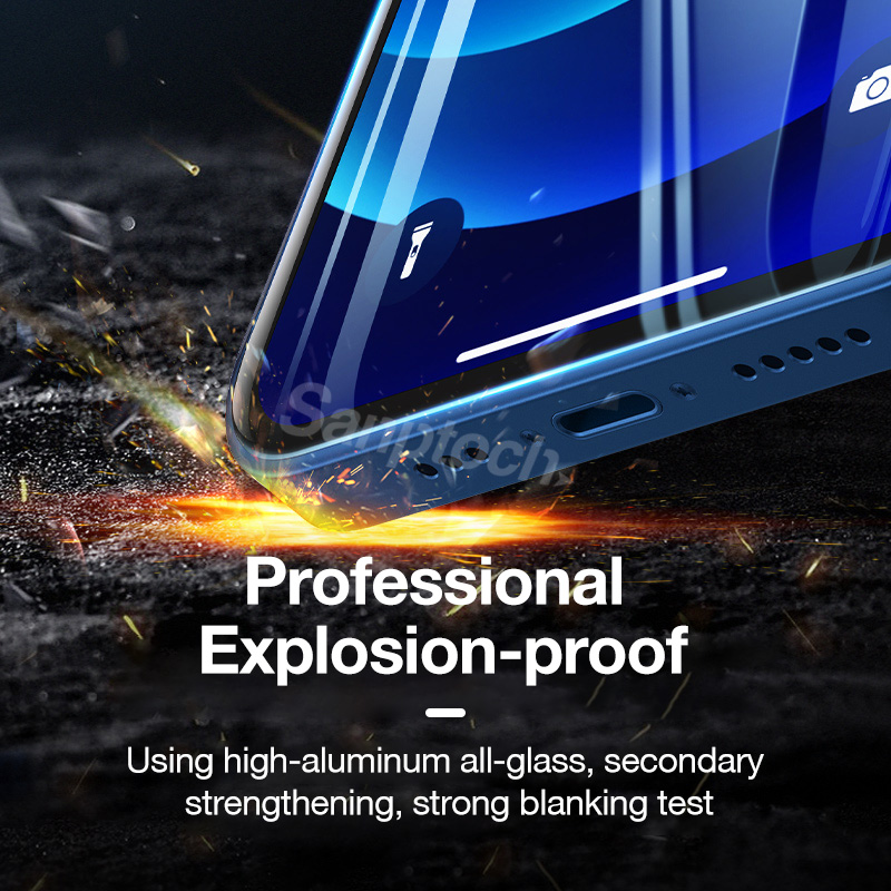 Kính bảo vệ toàn màn hình Sanptoch phù hợp cho iPhone 11/12/13 Pro Max 13