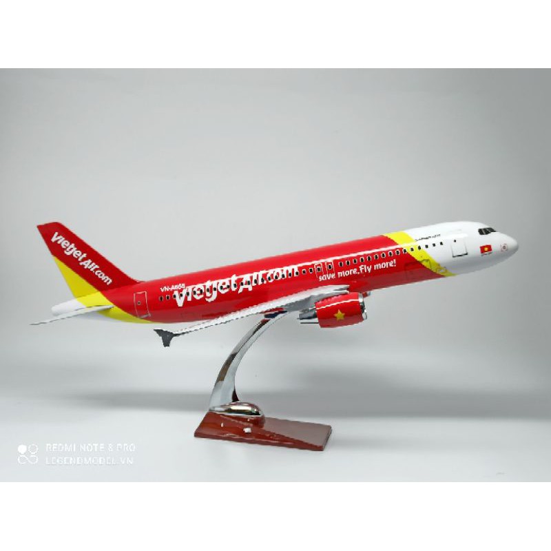 Mô hình máy bay Vietjet Air 47cm