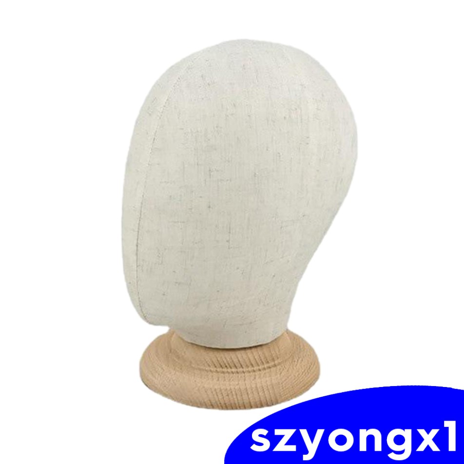 (Hàng Mới Về) Đầu Ma Nơ Canh Bằng Vải Canvas Trưng Bày Tóc Giả Tiện Dụng
