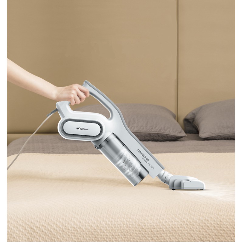 Máy hút bụi cầm tay có dây Deerma DX700 - Công suất 600W, lực hút 15.000 PA mạnh mẽ, tiện lợi